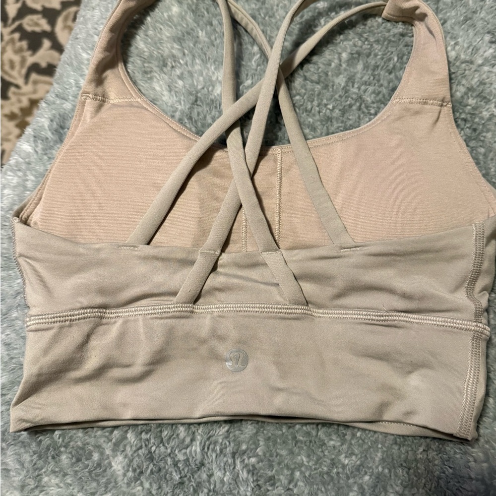 Lululemon Athletica Beige Sports Bra